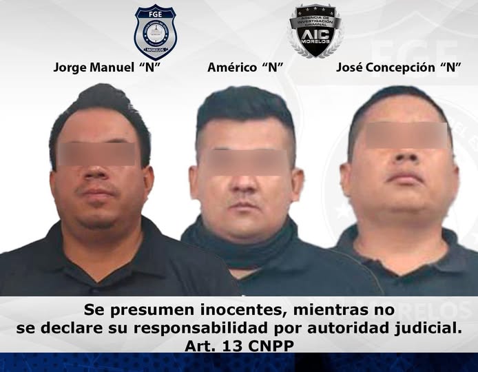 TRES POLICÍAS PREVENTIVOS DE XOXOCOTLA VINCULADOS A PROCESO POR DISPARAR CONTRA FAMILIA DE COATETELCO