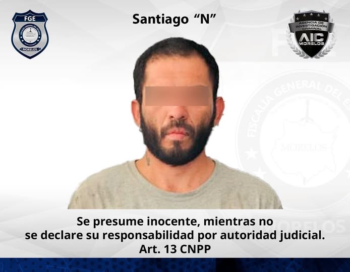 AGENTES DE INVESTIGACIÓN CRIMINAL APREHENDEN A SANTIAGO “N” POR HOMICIDIO CALIFICADO