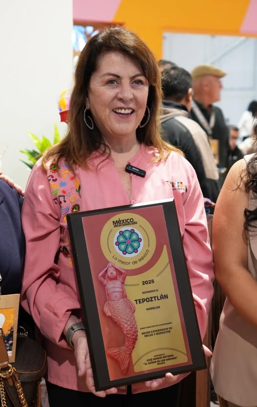 RECIBE TEPOZTLÁN RECONOCIMIENTO NACIONAL COMO «MEJOR EXPERIENCIA DE SALUD Y BIENESTAR»